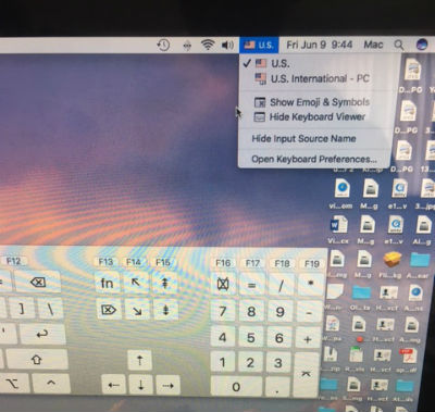 keluarin on screen keyboard di Mac Osx